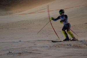 pm-ski-slalom Slalomstange im Lauf