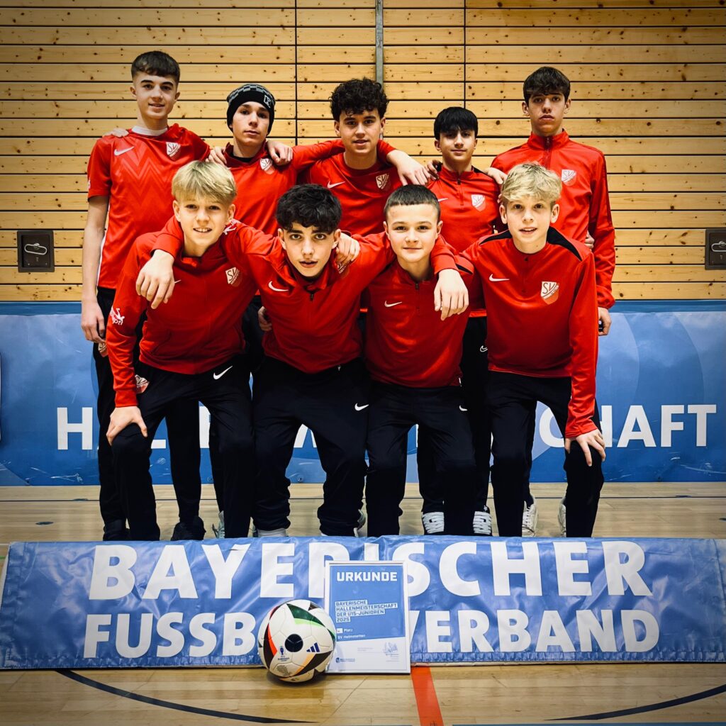 U15-Junioren: Viertbestes Team bei der Bayerischen Hallenmeisterschaft!