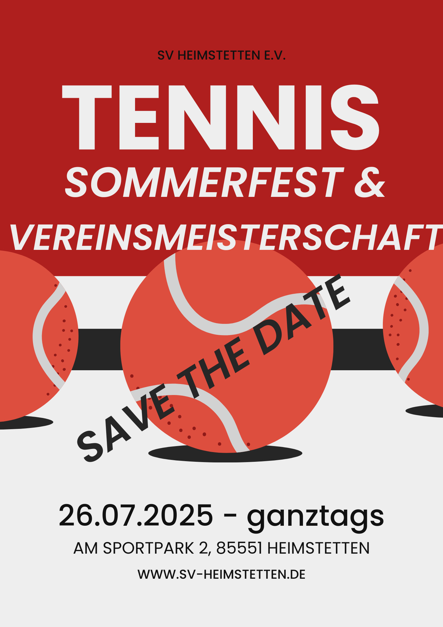 Save the Date - Sommerfest